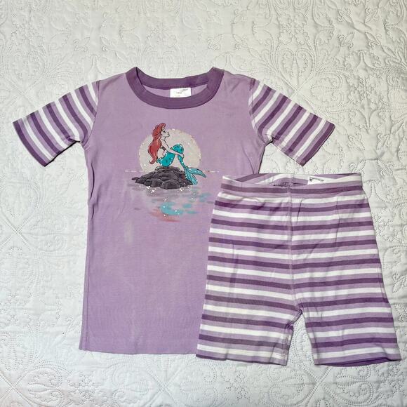 Hanna Andersson Little Mermaid PJ Set Size 8 - Picture 2 of 8